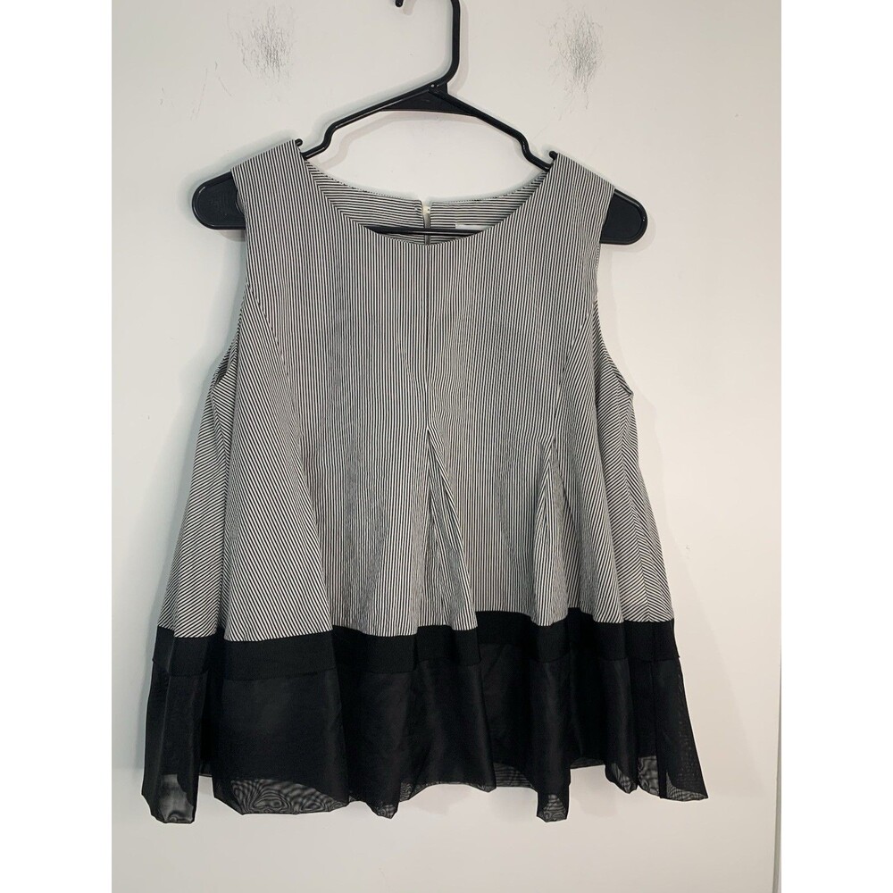 Ladies Doreen Designer blouse made in Korea Stunning Fabric Mix‎ (Silk) Size S